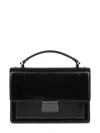 Golden Goose Wavy Leather Venezia Bag In Black