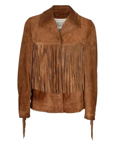 GOLDEN GOOSE GOLDEN GOOSE WAXED SUEDE JACKET