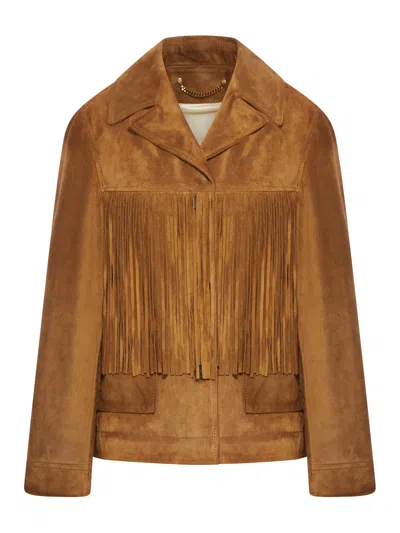 GOLDEN GOOSE WESTERN STYLE FRINGED SUEDE JACKET