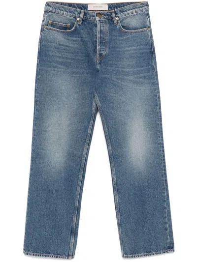 Golden Goose Golden Ms Loose Fit Skate Denim Trousers In Blue