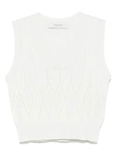 Golden Goose 니키타 탑 In White