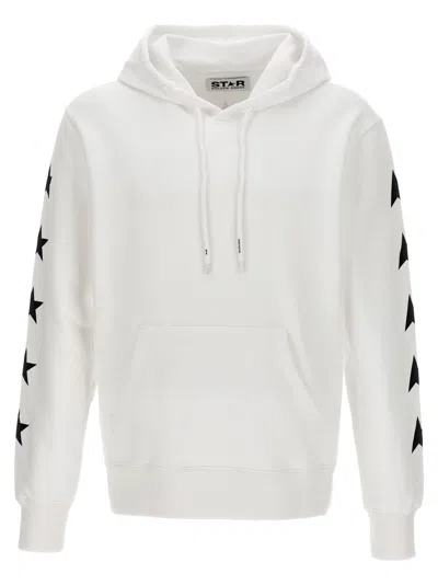 GOLDEN GOOSE WHITE ALIGHIERO HOODIE