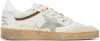Golden Goose Ballstar Sneakers In Nappa And Nylon In Neutral