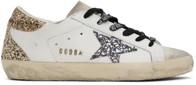 Golden Goose White & Beige Super-star Classic Trainers In 82532 Optic White
