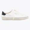 Golden Goose Leather Low-top Soul Star Sneakers With Used Effect In White
