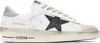 GOLDEN GOOSE WHITE & GRAY STARDAN SNEAKERS