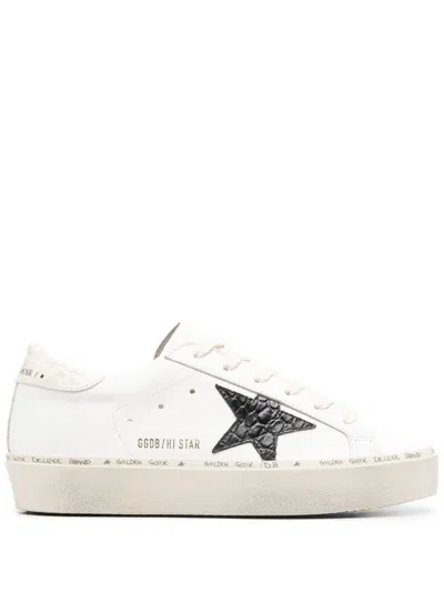 Golden Goose Hi Star Low-top Sneakers In White