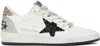 Golden Goose White Ball Star Sneakers In 10750 White/black/ic