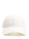 Golden Goose White Baseball Cap In White