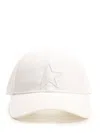 GOLDEN GOOSE WHITE BASEBALL CAP