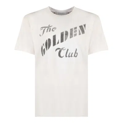 Golden Goose White Black Cotton T-shirt