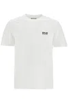 Golden Goose Logo Print Cotton T-shirt In White