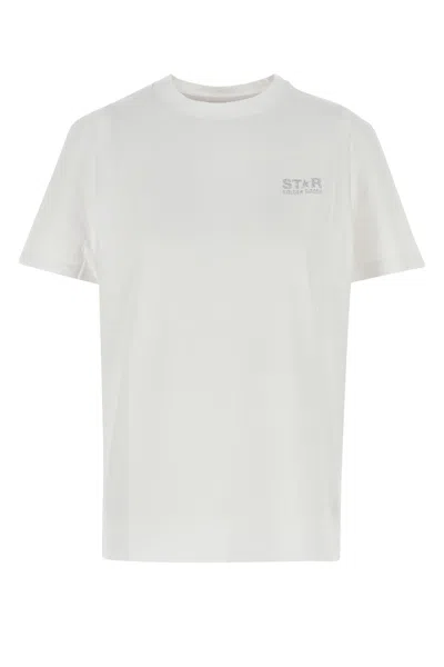 Golden Goose White Cotton Star T-shirt