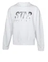 Golden Goose White Cotton Sweatshirt In White