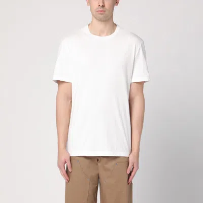 Golden Goose T-shirt With Logo In Blue