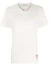 Golden Goose White Cotton T-shirt In White