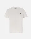 Golden Goose Regular-fit T-shirt With Minimalist Star Emblem In White