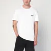 Golden Goose White Cotton T-shirt With Logo