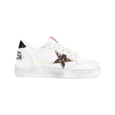 GOLDEN GOOSE GOLDEN GOOSE WHITE COW LEATHER BALLSTAR SNEAKERS