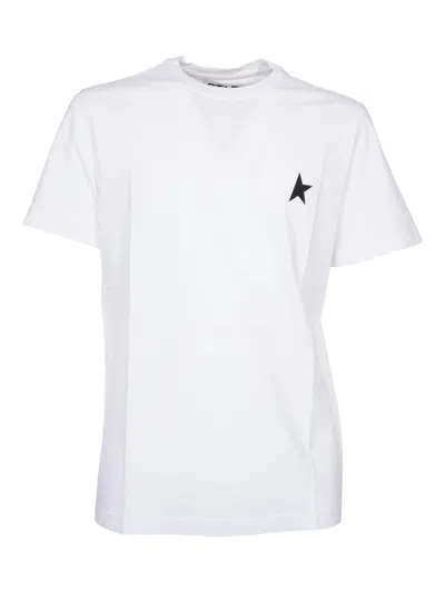 GOLDEN GOOSE WHITE CREWNECK T-SHIRT