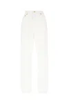 Golden Goose White Denim Jeans In Offwhite