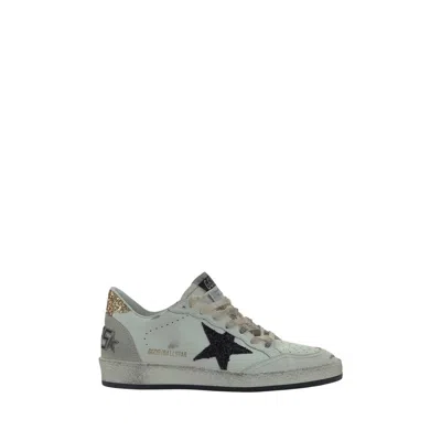 Golden Goose White Goatskin Low Top Sneakers In Multi