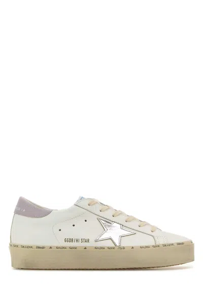 Golden Goose White Hi Star Sneakers