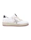 Golden Goose Ballstar 2 Star Detail Sneakers In White