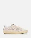 Golden Goose Super Star Leather Upper Suede Star And Toe Laminated Lea In Neutral
