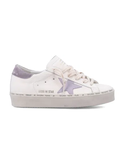 Golden Goose White Lace Up Sneakers