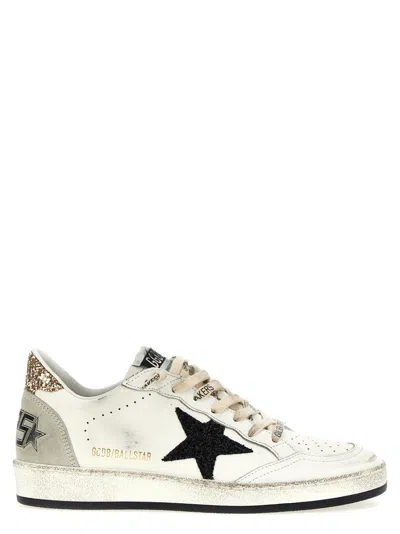 GOLDEN GOOSE WHITE LACE UP SNEAKERS