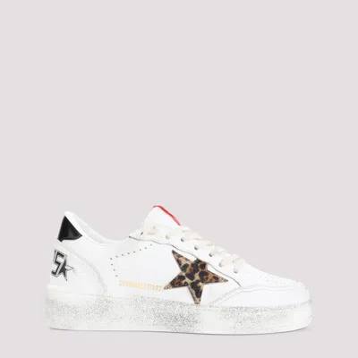 Golden Goose White Lace Up Sneakers