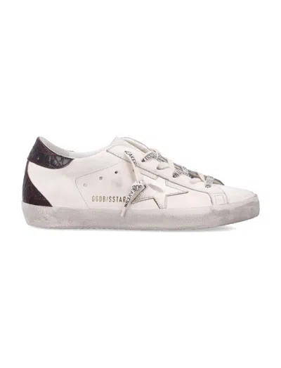 Golden Goose White Lace Up Sneakers