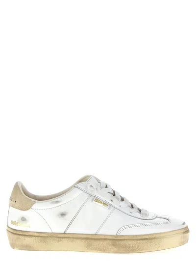 GOLDEN GOOSE WHITE LACE UP SNEAKERS