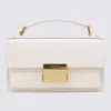 Golden Goose Venezia Small Flap Leather Crossbody Bag In White