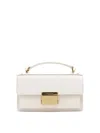 Golden Goose Venezia Small Flap Leather Crossbody Bag In White