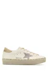 Golden Goose White Leather Hi Star Sneakers