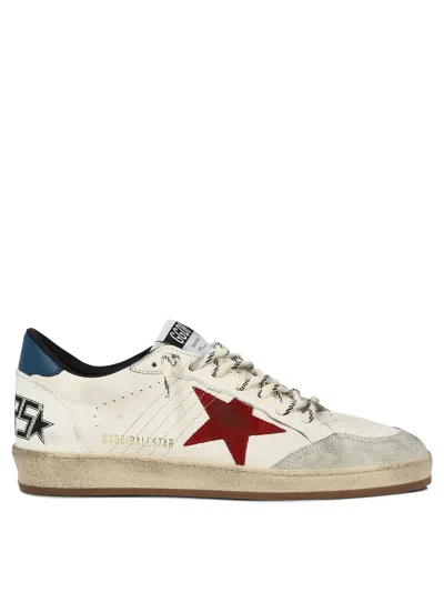 Golden Goose White Leather Men's Sneakers For Ss24