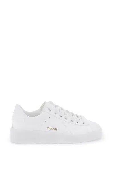 GOLDEN GOOSE GOLDEN GOOSE WHITE LEATHER PURE NEW SNEAKERS
