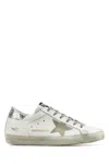 Golden Goose White Leather Sneakers In White