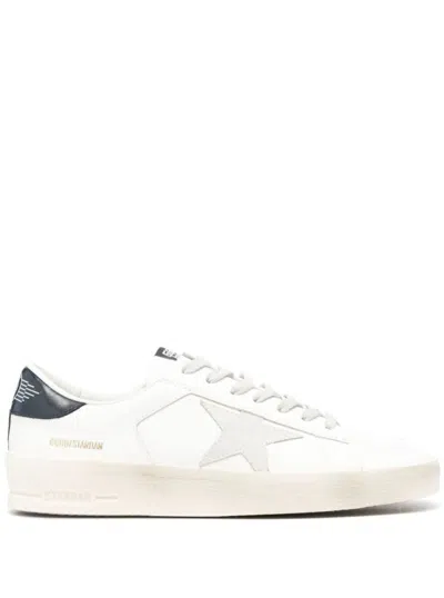 GOLDEN GOOSE GOLDEN GOOSE WHITE LEATHER SNEAKERS