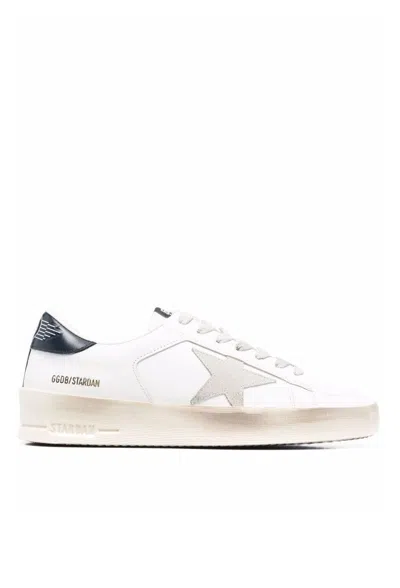 GOLDEN GOOSE WHITE LEATHER SNEAKERS