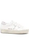 Golden Goose White Leather Sneakers In White