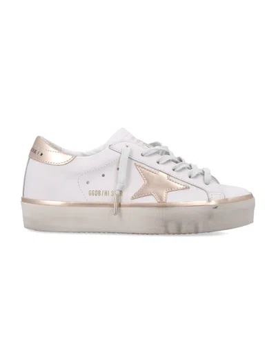 Golden Goose Women White Leather Sneakers