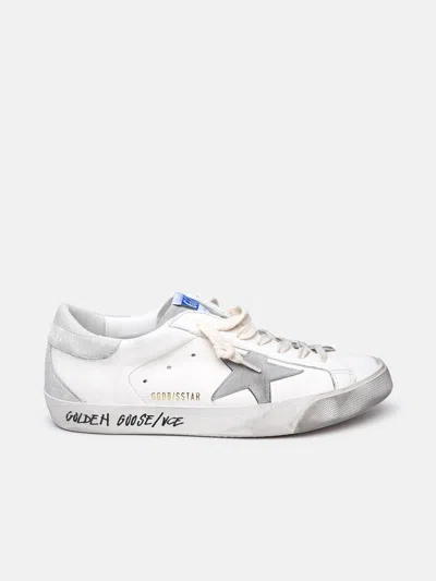 Golden Goose White Leather Sneakers