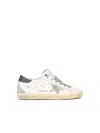 Golden Goose White Low Top Sneakers With Star Patch In White
