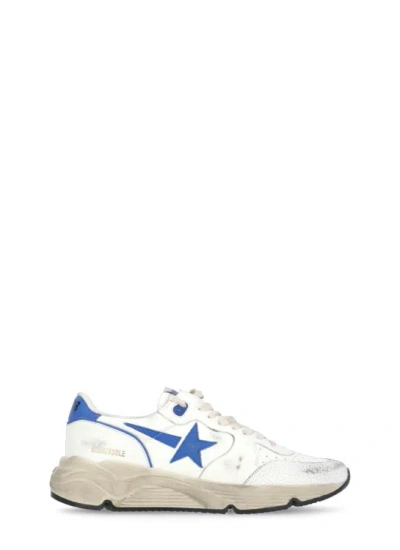 Golden Goose White Leather Sneakers In Neutrals