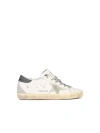 Golden Goose White Low Top Sneakers With Star Patch In Neutrals
