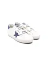 GOLDEN GOOSE WHITE LEATHER SNEAKERS