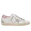 Golden Goose Leather Upper Sneakers With Suede Star Patch In Multi